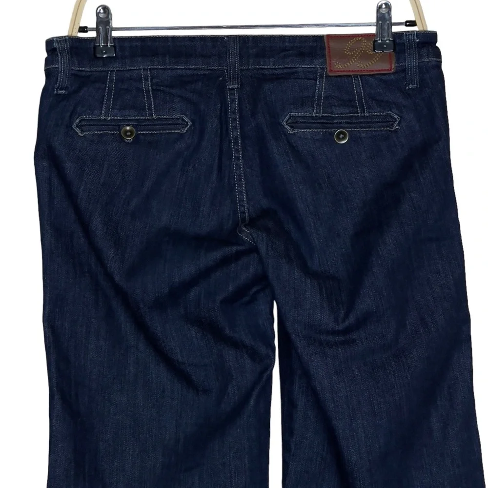 Level 99 Capri Dark Blue Cropped Size 27 Jeans - Picture 8 of 10